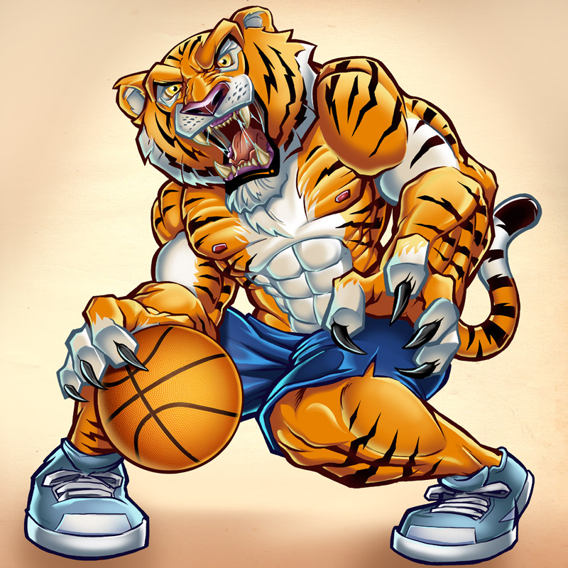 tiger basketball clipart - photo #6