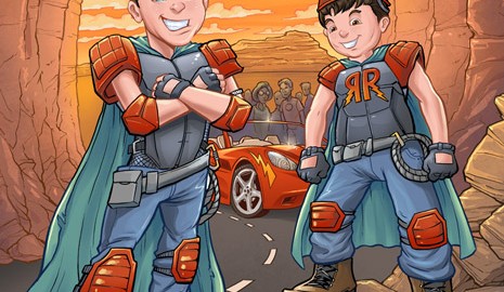 Custom book cover for a children's book