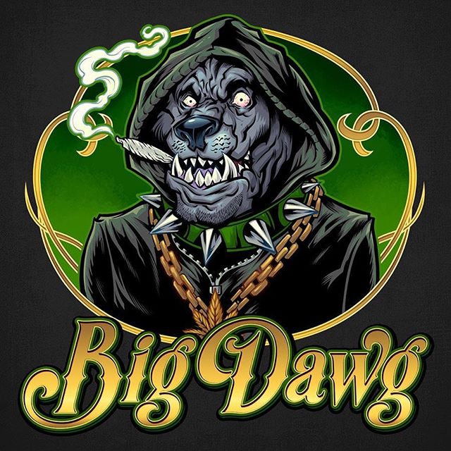 Finished logo design for a Cannabis lifestyle brand called Big Dawg I created for a client • If you need a logo, hit me up!#meditation #trippyart #cannabisart #mushroomart #marijuanaartist #cannabiscommunity#mascot #characterdesign #characterdesigner #conceptartist #mascotdesign #characterart