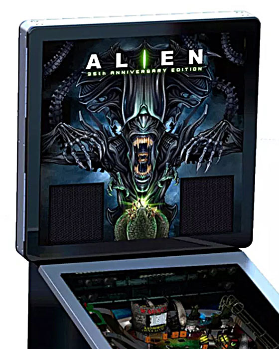 Photo of backglass pinball illus