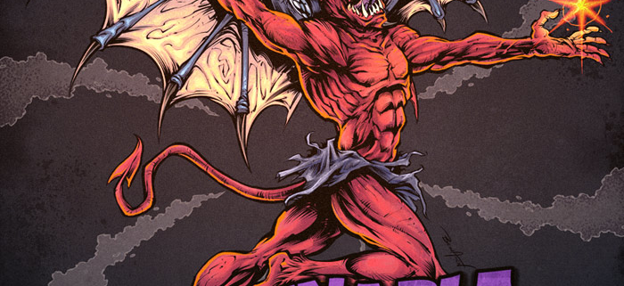 Album cover illustration of a re