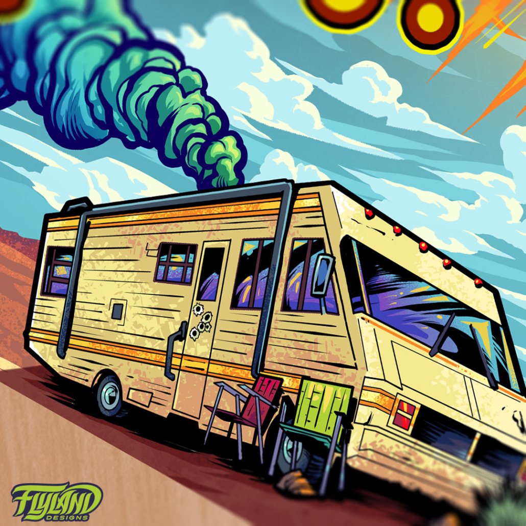 Breaking Bad Pinball Playfield I