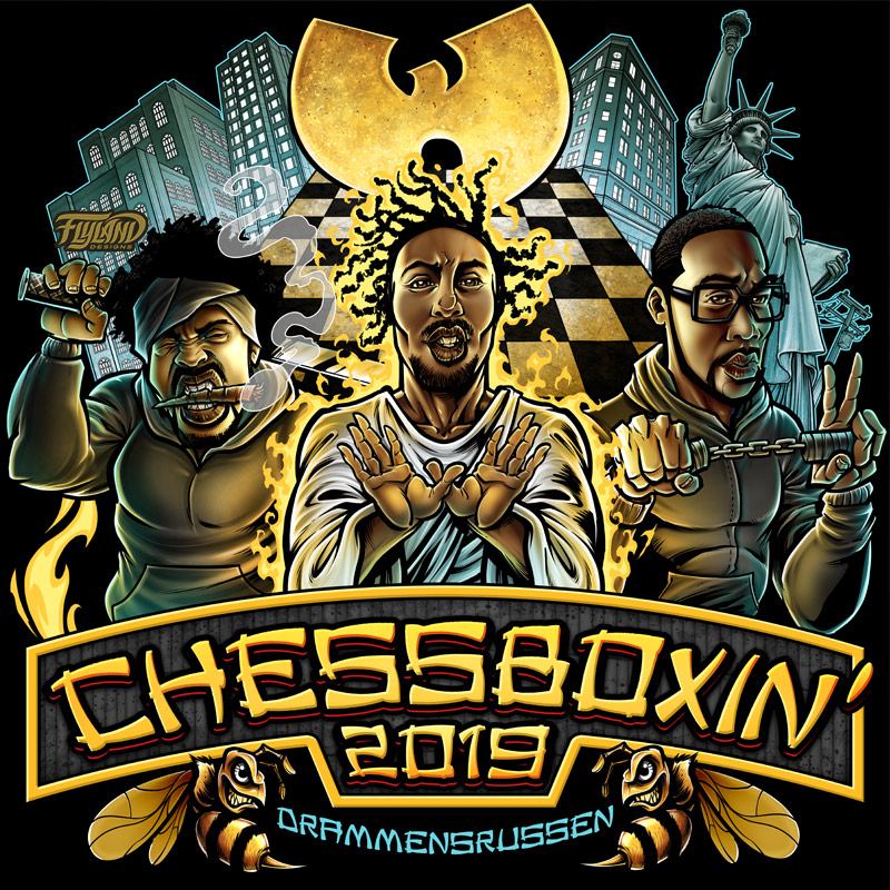 Chessboxin is a logo of the Wu-T