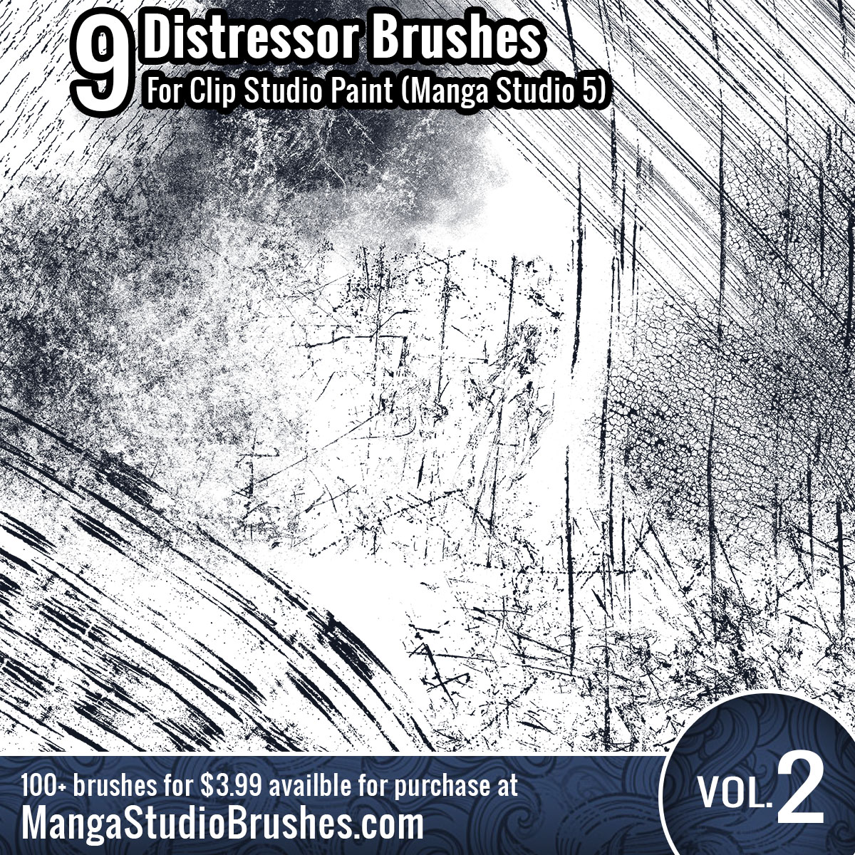 Clip Studio Paint (Manga Studio 5) Brushes MEGA Pack 220+ Brushes - Vol ...