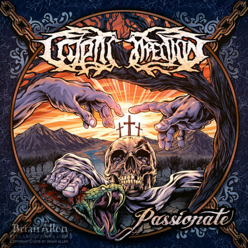 Album cover illustration of a sk