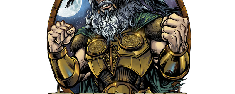 Norse mythology god inspired cha
