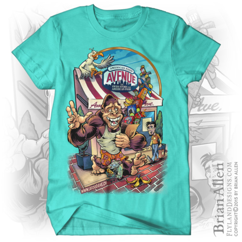 Gorilla Grocery Shopping T-Shirt - Flyland Designs, Freelance ...