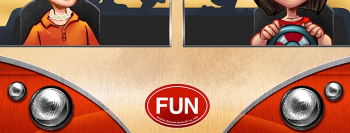 Graphic Wrap for Amusement Park Ride