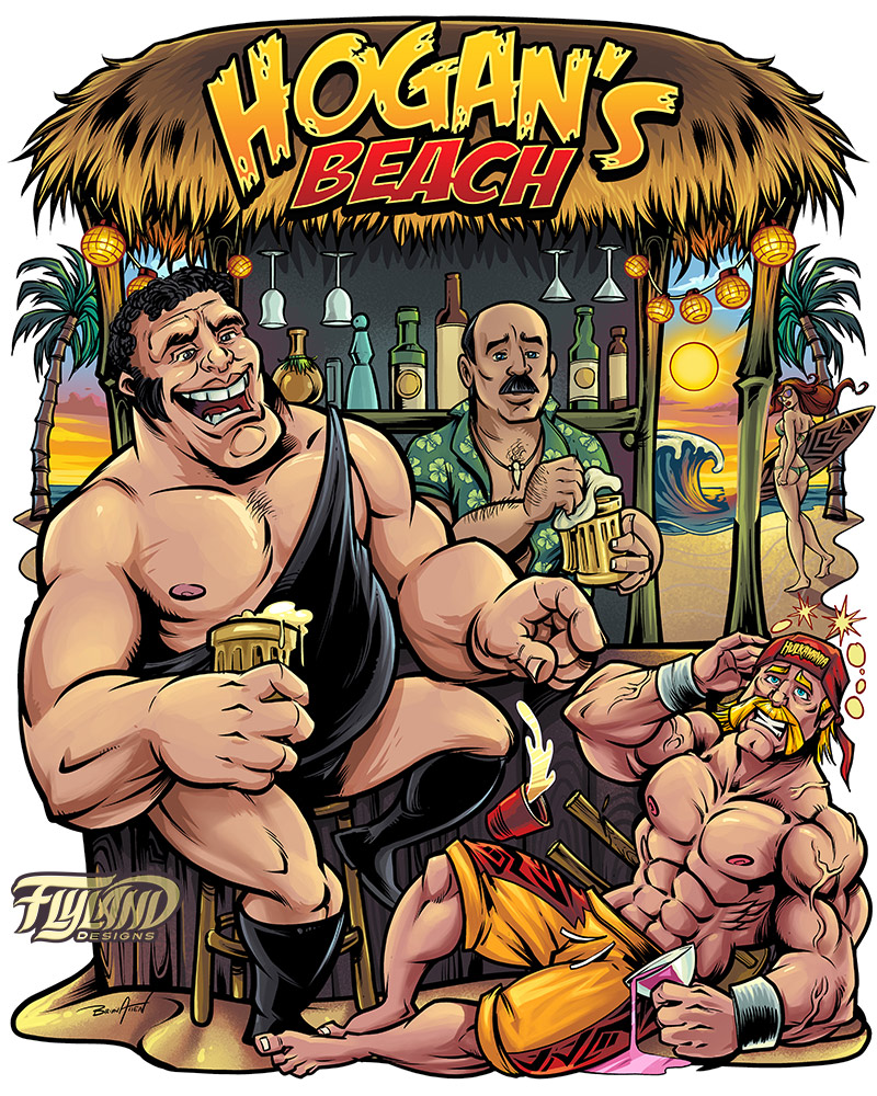 Hulk Hogan and Andre the Giant c