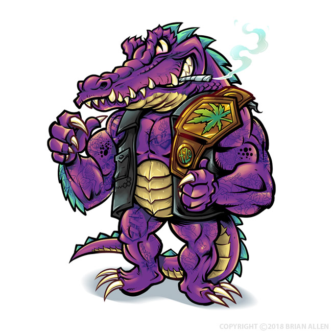 Cannabis character collection