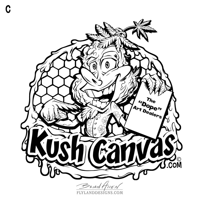 Weed Mascot Character Design
