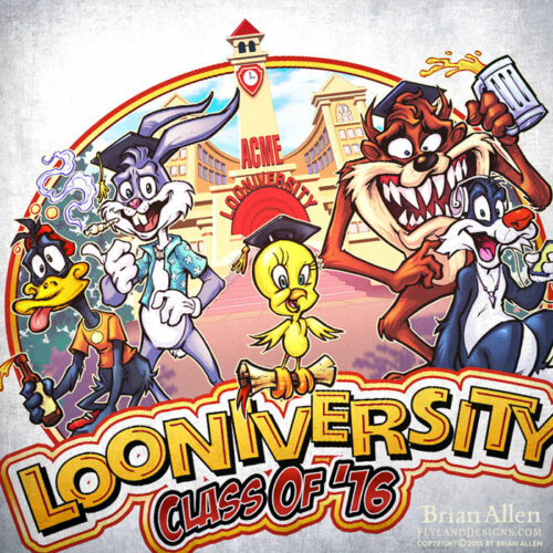 Looney tunes parody drawn for Ru