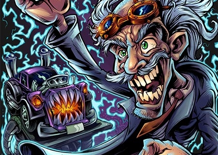 Mad scientist character