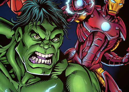 Marvel superhero characters hulk