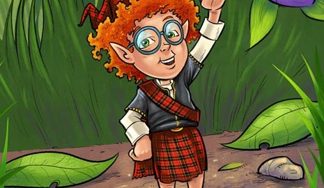 Illustration of a Scottish Elf