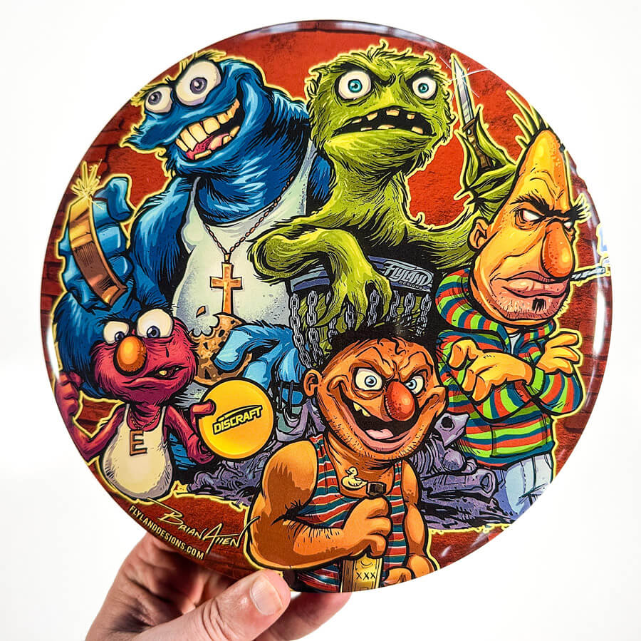 Flintstones Parody Discraft SuperColor Buzzz - Flyland
