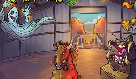 Print advertisement design for Horse Supply Magazine