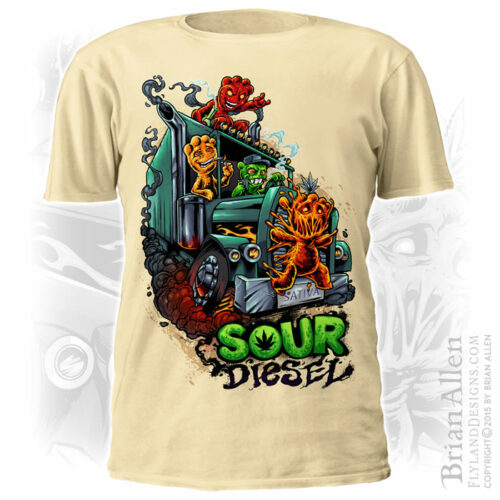 images Sour Diesel Weed Logo https www flylanddesigns com sour diesel marijuana strain t shirt
