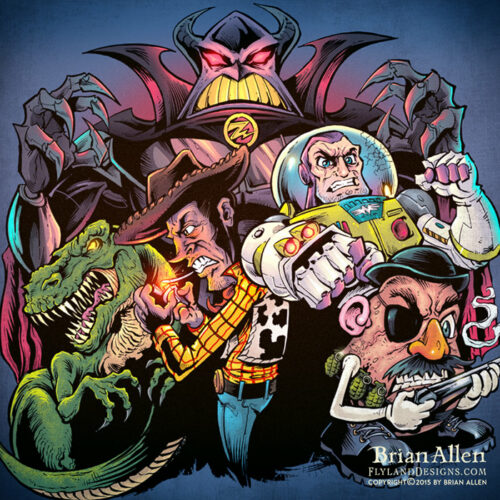 A fun parody illustration of the