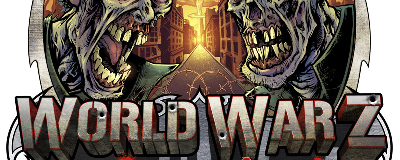 Two zombie soldiers face off on