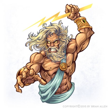 of animal symbol god Allen Mascot Character Designs Illustrator Brian Freelance