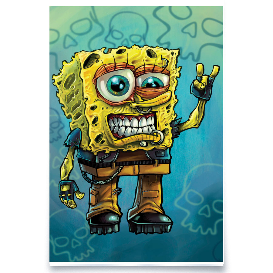 Grunge Bob 11x17 art print - Flyland Designs, Freelance