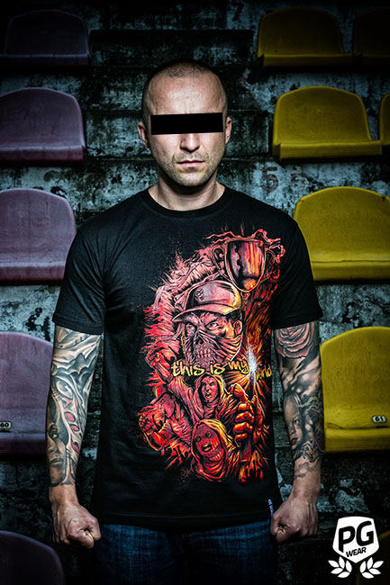 Ultra wearing t-shirt design for PG Wear