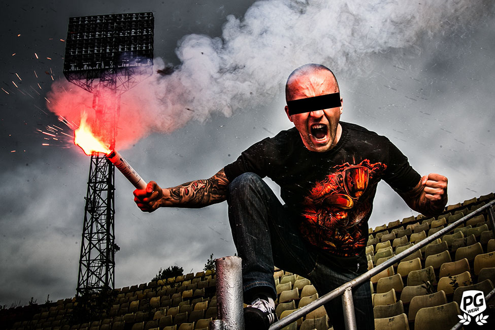 Ultra wearing t-shirt design for PG Wear