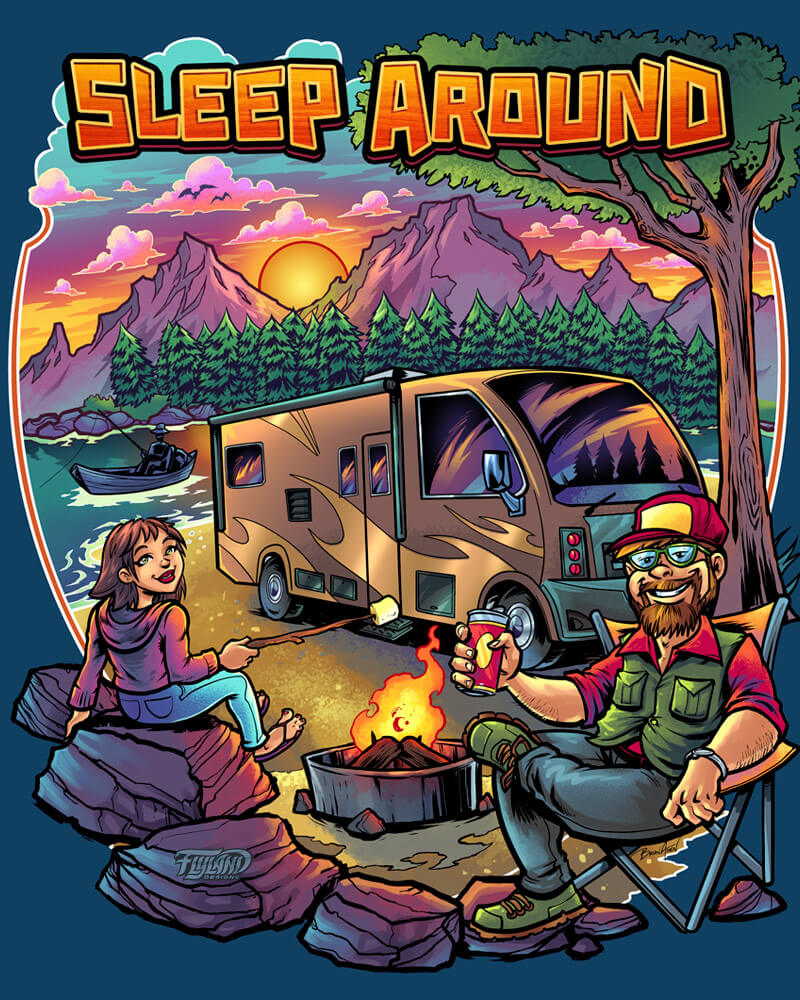 Camping Animals Designs